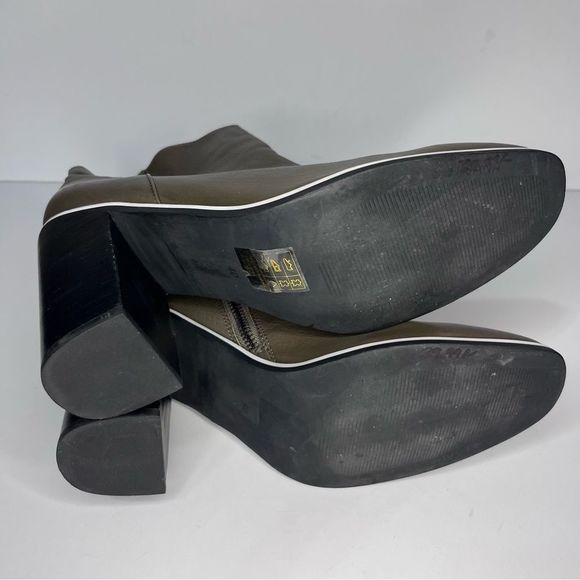 Sol Sana Fox Olive Ankle Boot Size 40 - Picture 6 of 13